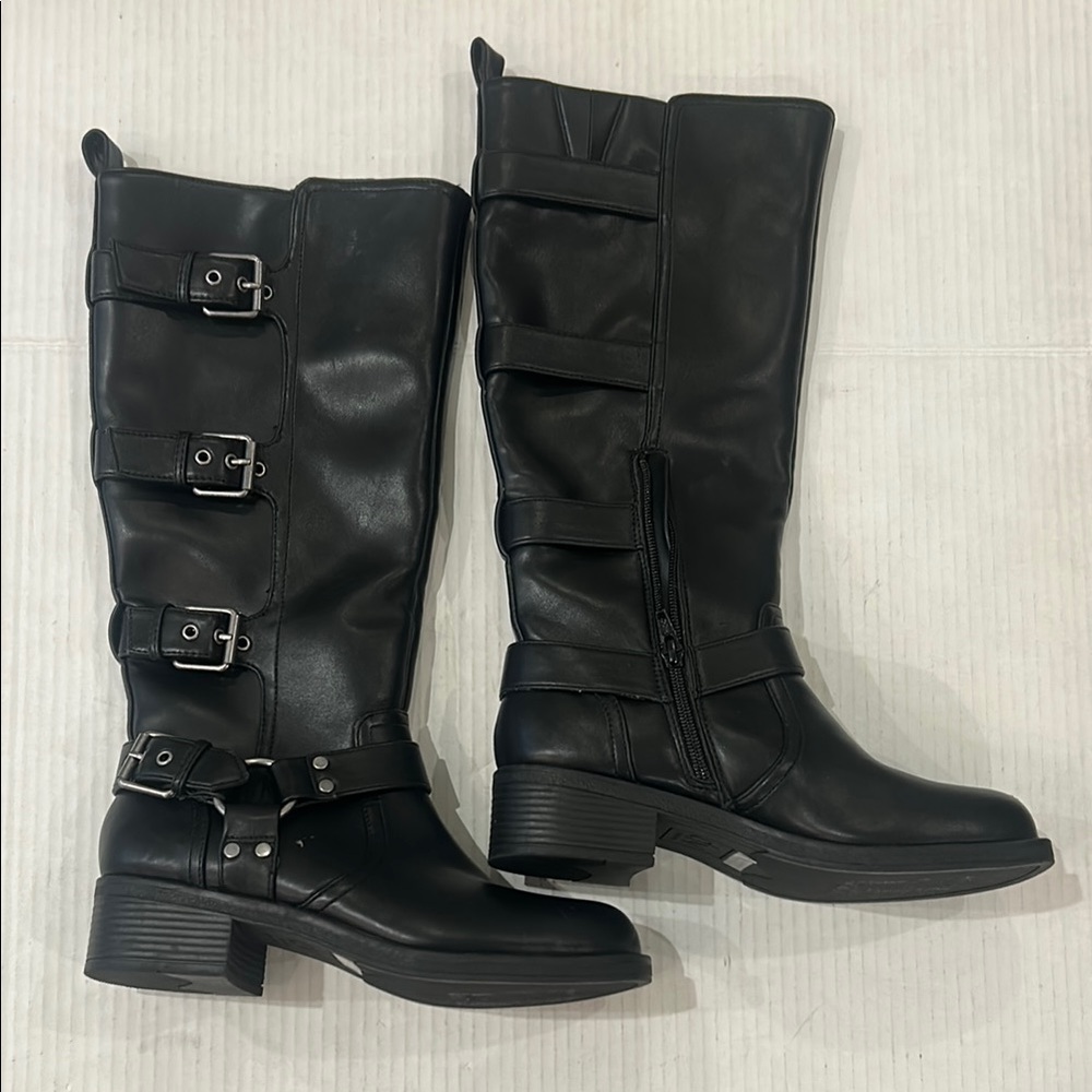 NWOT Dolce Vita Black Ardell Tall Buckle Boot Size 6.5 - Picture 12 of 17